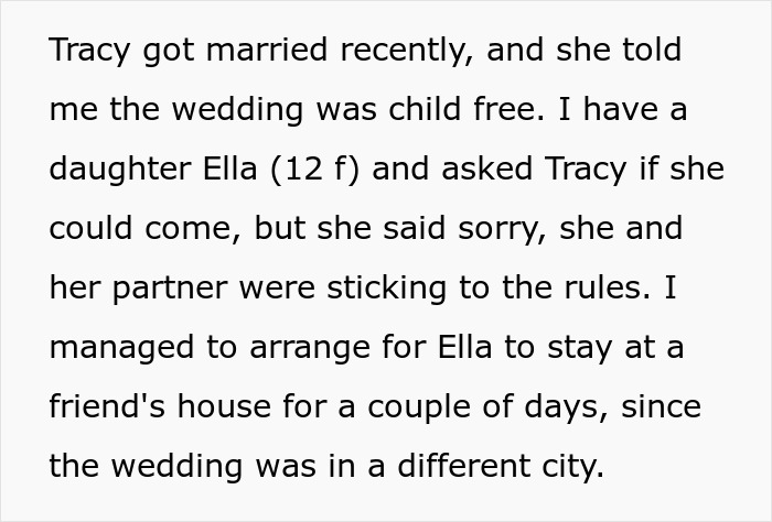 Man Condemns Sister For Excluding His Amputee Daughter From Allegedly ‘Child-Free’ Wedding Man Condemns Sister For Excluding His Amputee Daughter From Allegedly ‘Child-Free’ Wedding
