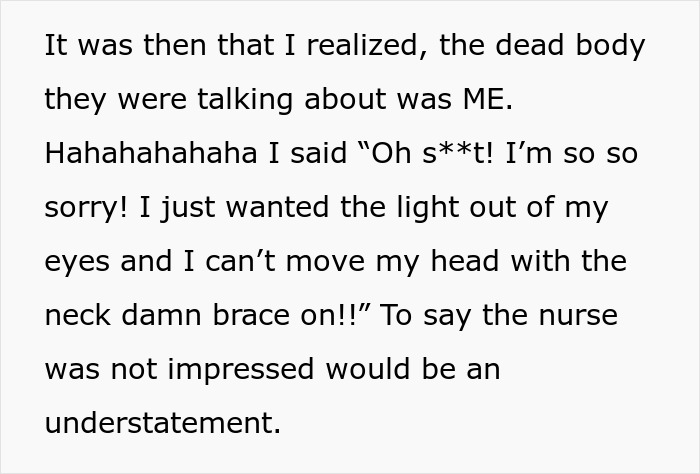 &ldquo;The Dead Body They Were Talking About Was ME&rdquo;: Woman Freaks Out Patients In Hilarious Malicious Compliance