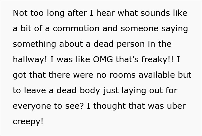&ldquo;The Dead Body They Were Talking About Was ME&rdquo;: Woman Freaks Out Patients In Hilarious Malicious Compliance