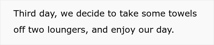 Woman Watches Chaos Ensue After Taking Towels Off Every Lounge Chair In Petty Revenge