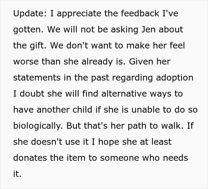 &ldquo;I Know This Sounds Awful&rdquo;: Woman Considers Asking For Her Gift Back After Her Friend Loses The Baby