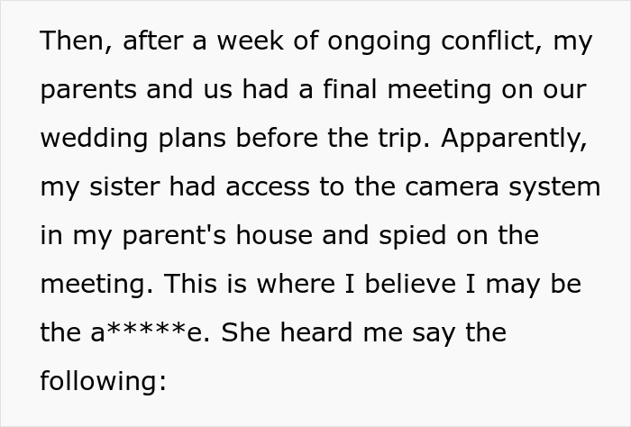 "I Have Little Sympathy For My Sister At This Point": Woman Flips Out As Brother Picks Her Dream Venue For His Own Wedding