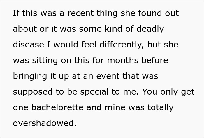 Woman Bursts Into Tears After Revealing Her Diagnosis At Friend's Bachelorette Party, Gets Fired As A Bridesmaid