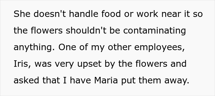 Employee Struggles With Infertility, Gets Upset When Manager Ignores Her Demand To Make Another Coworker Put Away Her Mother&rsquo;s Day Flowers