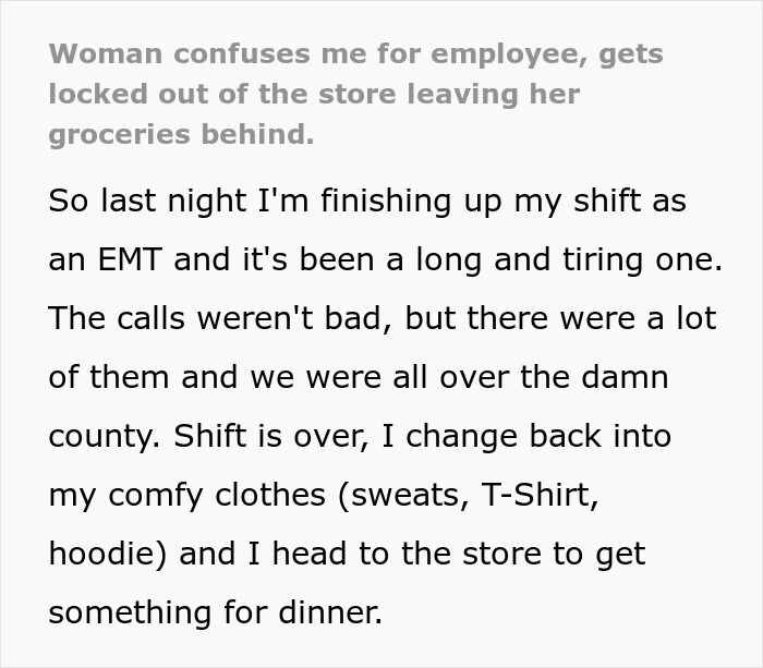 Customer Gets Followed Outside By Screaming 'Karen' Who Can't Comprehend They're Not Staff, The Manager Closes The Store