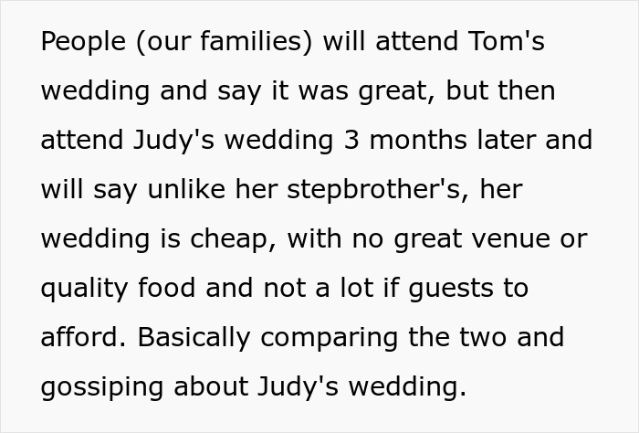 "It's Absurd": Dad Refuses To Ask Son To Fund Stepdaughter's Wedding, Family Drama Ensues "It's Absurd": Dad Refuses To Ask Son To Fund Stepdaughter's Wedding, Family Drama Ensues
