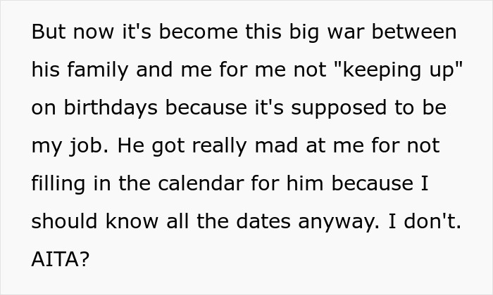 MIL Tells This Woman It's Her "Job" To Make Sure Her Husband Doesn't Forget Things, She Refuses To Be His Personal Reminder