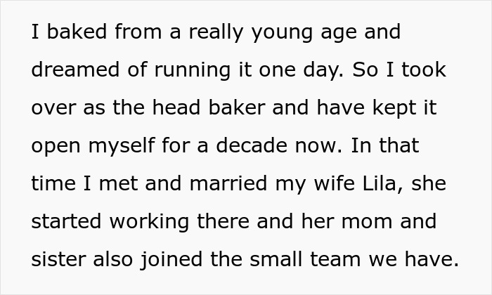 This Guy Was Named After His Late Parents' Bakery, So He Flatly Refuses To Rename It On MIL's Persistent Demands