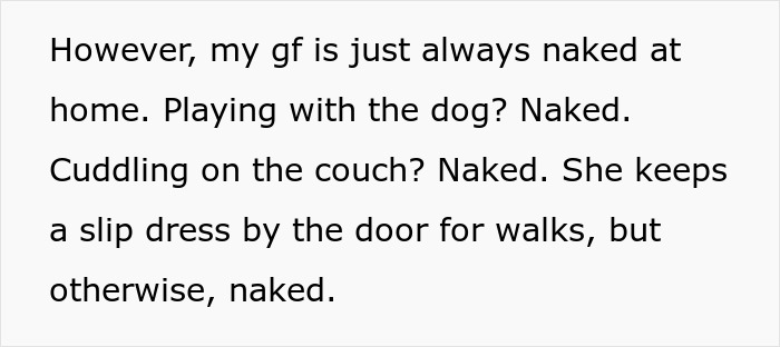 &ldquo;[Am I The Jerk] For Being Uncomfortable With My GF Being Naked Around Her Dog?&rdquo;