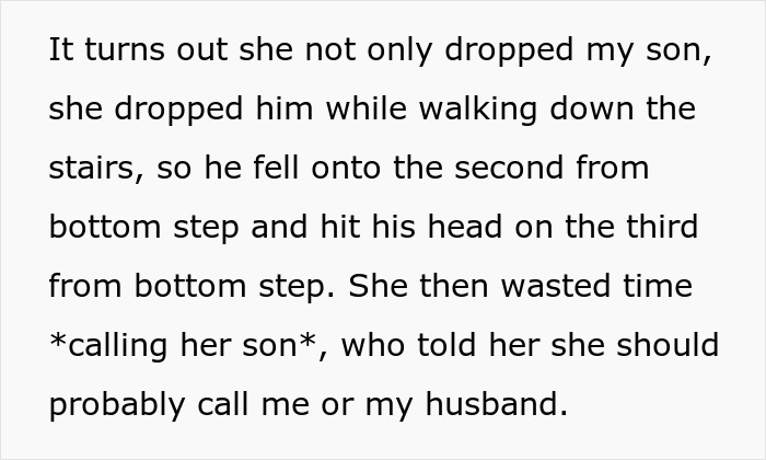 Great-Grandma Doesn’t Call For An Ambulance After 3-Month-Old Ends Up Being Dropped Down The Stairs, Furious Mother Teaches Her A Lesson Great-Grandma Doesn’t Call For An Ambulance After 3-Month-Old Ends Up Being Dropped Down The Stairs, Furious Mother Teaches Her A Lesson