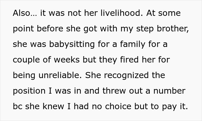 Woman Agrees To Watch Stepbrother&rsquo;s Ex&rsquo;s Child For A Day But Charges Her A &ldquo;Family Rate&rdquo; Of $200, Gets A Taste Of Her Own Medicine A Couple Of Years Later