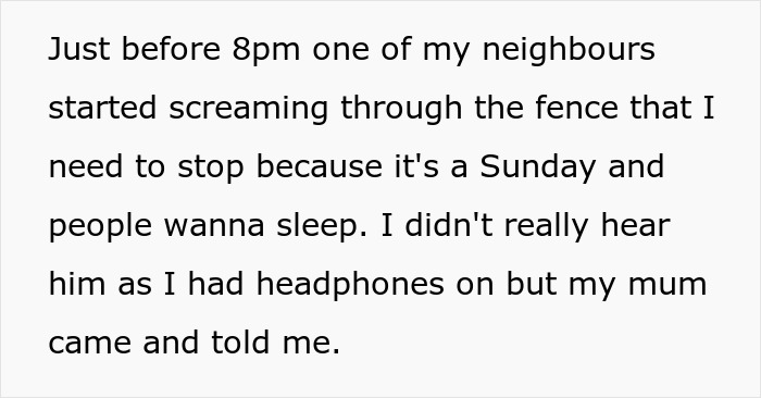 “Just Before 8 PM, One Of My Neighbors Started Screaming”: Woman Ordered To Stop Mowing Her Lawn Because It’s Sunday And People Want To Rest “Just Before 8 PM, One Of My Neighbors Started Screaming”: Woman Ordered To Stop Mowing Her Lawn Because It’s Sunday And People Want To Rest