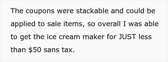 Thrifty Woman Uses Coupons To Buy A Great Birthday Gift, Which Makes The Birthday Person Ecstatic But Leaves Her Friends Angry With Her