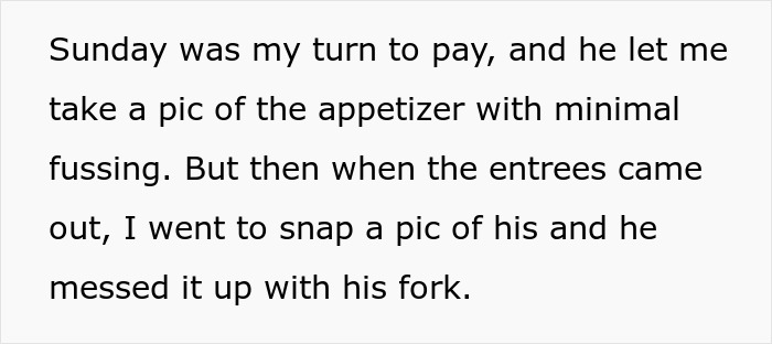Man Goes Out Of His Way To Ruin Girlfriend&rsquo;s Food Pictures, So She Makes Him Pay