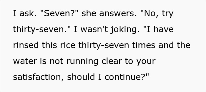 Cook Maliciously Complies With Manager&rsquo;s Demand To &ldquo;Keep Rinsing The Rice Until The Water Runs Clear&rdquo;