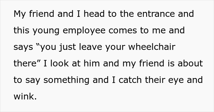 Person Who Uses A Wheelchair Full-Time Is Told To Leave It Before Hopping On A Ride, Maliciously Complies Until The Employee Understands They Screwed Up