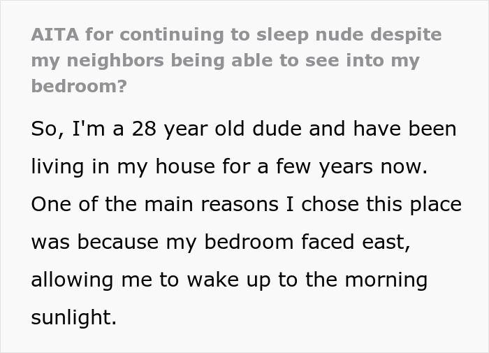 Guy Refuses To Cover Up And Continues To Sleep Naked Even Though Neighbor Says He's A "Menace To The Neighborhood" Guy Refuses To Cover Up And Continues To Sleep Naked Even Though Neighbor Says He's A "Menace To The Neighborhood"