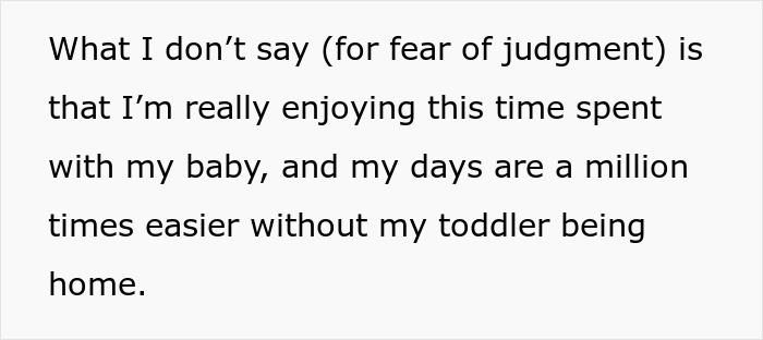 "I Don't Feel Guilty About It": Mom Is Expected To Pull Toddler Out Of Daycare While On Maternity Leave, But She's Having None Of It