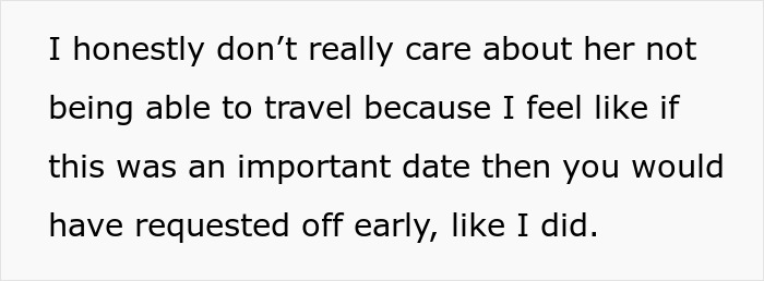 "I Honestly Don't Really Care": Person Refuses To Give Up Their Day Off To Play A Video Game "I Honestly Don't Really Care": Person Refuses To Give Up Their Day Off To Play A Video Game