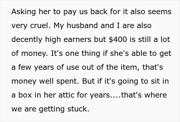 &ldquo;I Know This Sounds Awful&rdquo;: Woman Considers Asking For Her Gift Back After Her Friend Loses The Baby