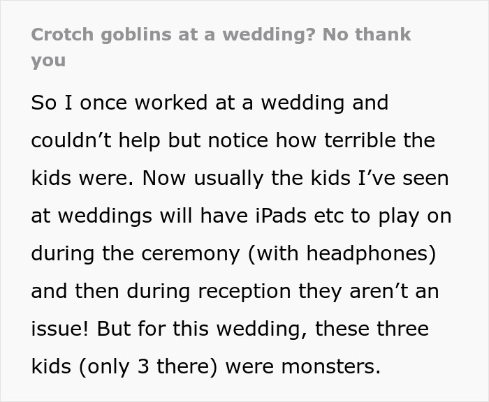 "It's Not My Problem Your Wedding Isn't Kid Friendly": Bride And Groom Take Parents To Court After Their Kids Ruin Their Wedding