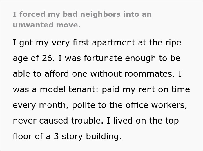 "I Dropped My Bombshell": Person Gets Petty Revenge Against Bad Neighbors Who Complained About Every Small Noise