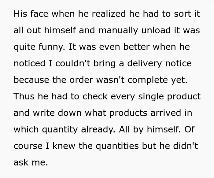 "You Don't Want Me To Unload My Car? Great!": Employee Agrees With Coworker Insisting He Shouldn't Help Unload His Car