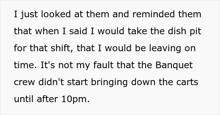Manager Ignores His Part Of The Deal With Busboy, Regrets It When He Just Up And Leaves, Leaving The Place In Complete Pandemonium Manager Ignores His Part Of The Deal With Busboy, Regrets It When He Just Up And Leaves, Leaving The Place In Complete Pandemonium