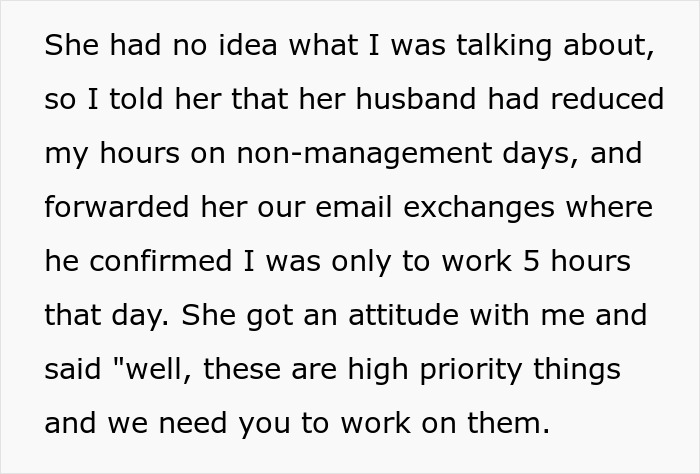 Woman Gets &ldquo;Punished&rdquo; For Working Overtime By Having Her Work Hours Reduced, Bosses Don&rsquo;t Communicate On This And Chaos Ensues
