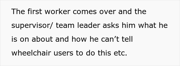 Person Who Uses A Wheelchair Full-Time Is Told To Leave It Before Hopping On A Ride, Maliciously Complies Until The Employee Understands They Screwed Up
