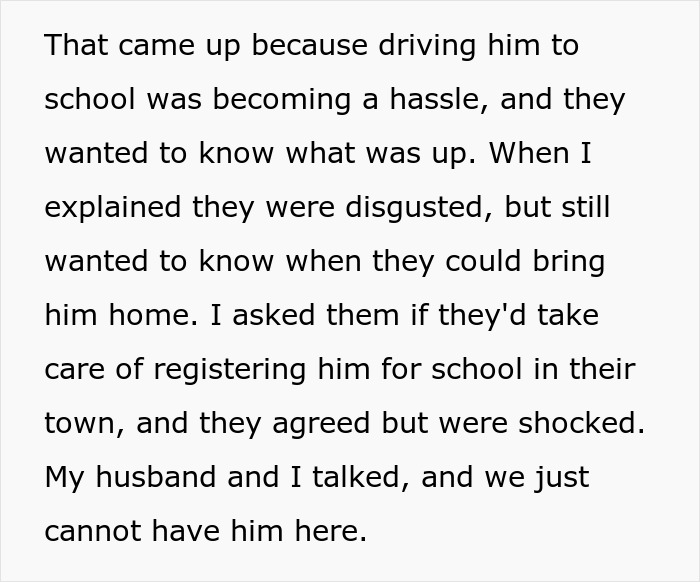 "I Don't Think Our Relationship Can Recover From This": Mom Sends Son Away After He Exposes Sister's Secret To Entire School "I Don't Think Our Relationship Can Recover From This": Mom Sends Son Away After He Exposes Sister's Secret To Entire School