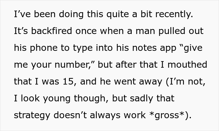Woman Figures Out A Near Foolproof Way Of Keeping Men Away, Wonders If It’s Unethical Woman Figures Out A Near Foolproof Way Of Keeping Men Away, Wonders If It’s Unethical