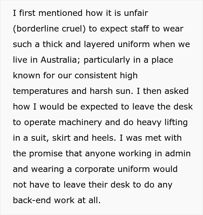 Management Refuse To Listen To Worker&rsquo;s Concerns Over New Uniform, She Watches As Things Gloriously Fall Apart