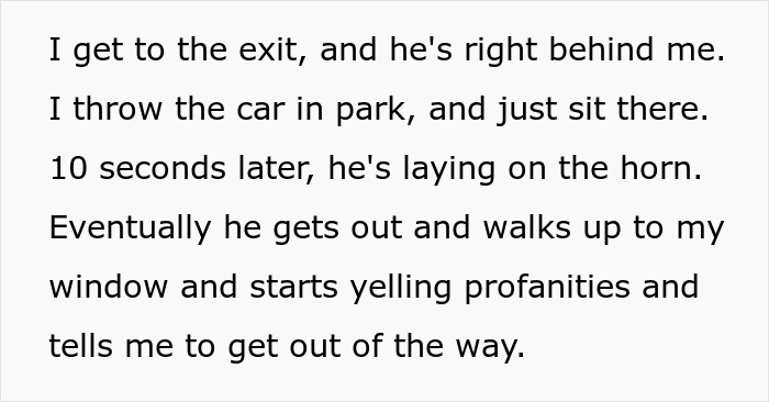 Person Decided To Block A Car For Exactly 17 Minutes And 20 Seconds To Get Revenge, They Drive Off And Regret It Dearly