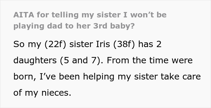 Woman Tells Sister Her Husband Needs To Step Up With His Parenting Since She Won't Be Watching Their Kids Anymore, She Finds It Outrageous