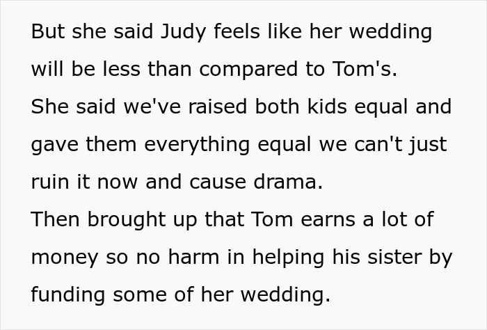 "It's Absurd": Dad Refuses To Ask Son To Fund Stepdaughter's Wedding, Family Drama Ensues "It's Absurd": Dad Refuses To Ask Son To Fund Stepdaughter's Wedding, Family Drama Ensues