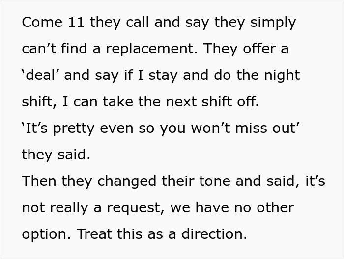 Man Works Three Shifts In A Row Due To Mismanagement But Makes Them Pay For It With A Clever Plan