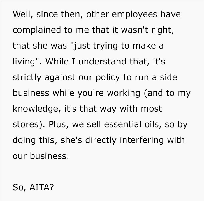 General Manager Asks If He Was A Jerk To Fire MLM Employee For Selling Pyramid Scheme Products At Work