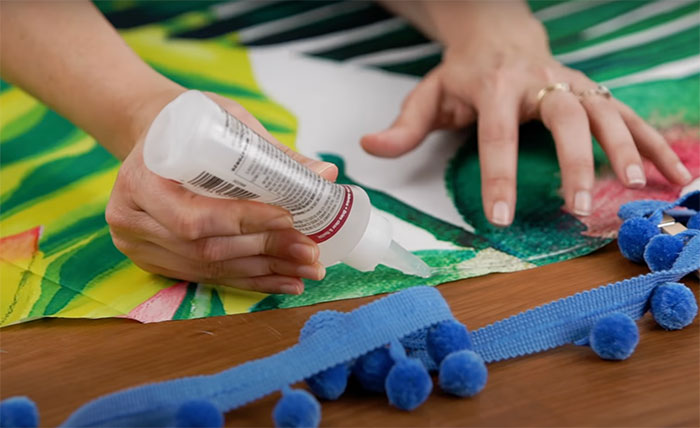 Making own blanket from beach towels