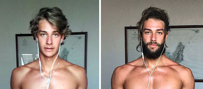 August 2014 vs. August 2018 Hard Work And Dedication. Passion, Not Aesthetics, Is The Best Motivation