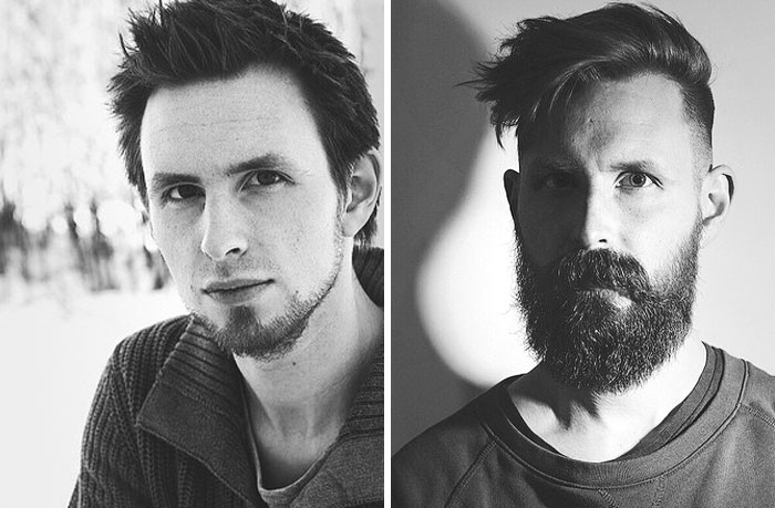 My Beard Growth Pattern At 23 vs. 28 Years Old. It Just Shows That There's A Hope Even For The Latest Of Bloomers