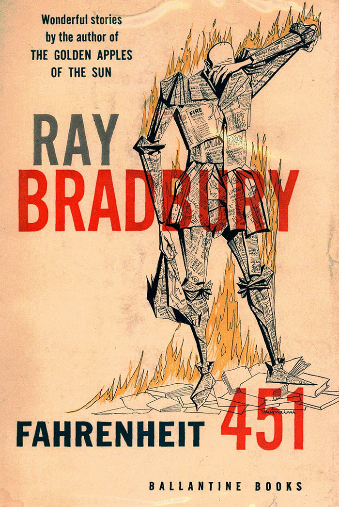 Fahrenheit 451 book cover 