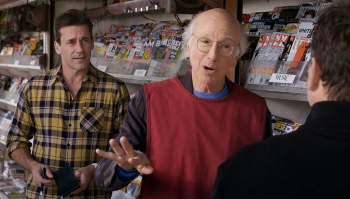 Multiple man discussing something 