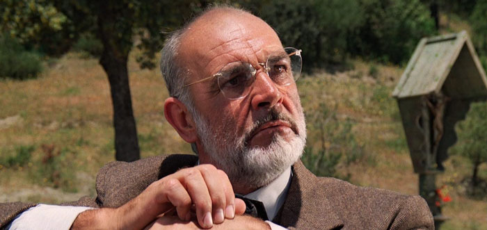 Professor Henry Jones looking from Indiana Jones and the Last C*****e