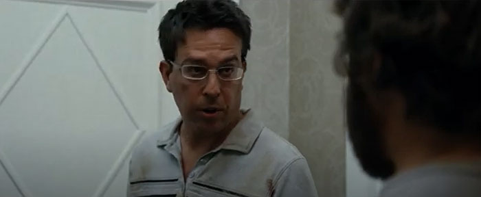 Stu from The Hangover movie talking