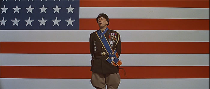 Patton giving a speech