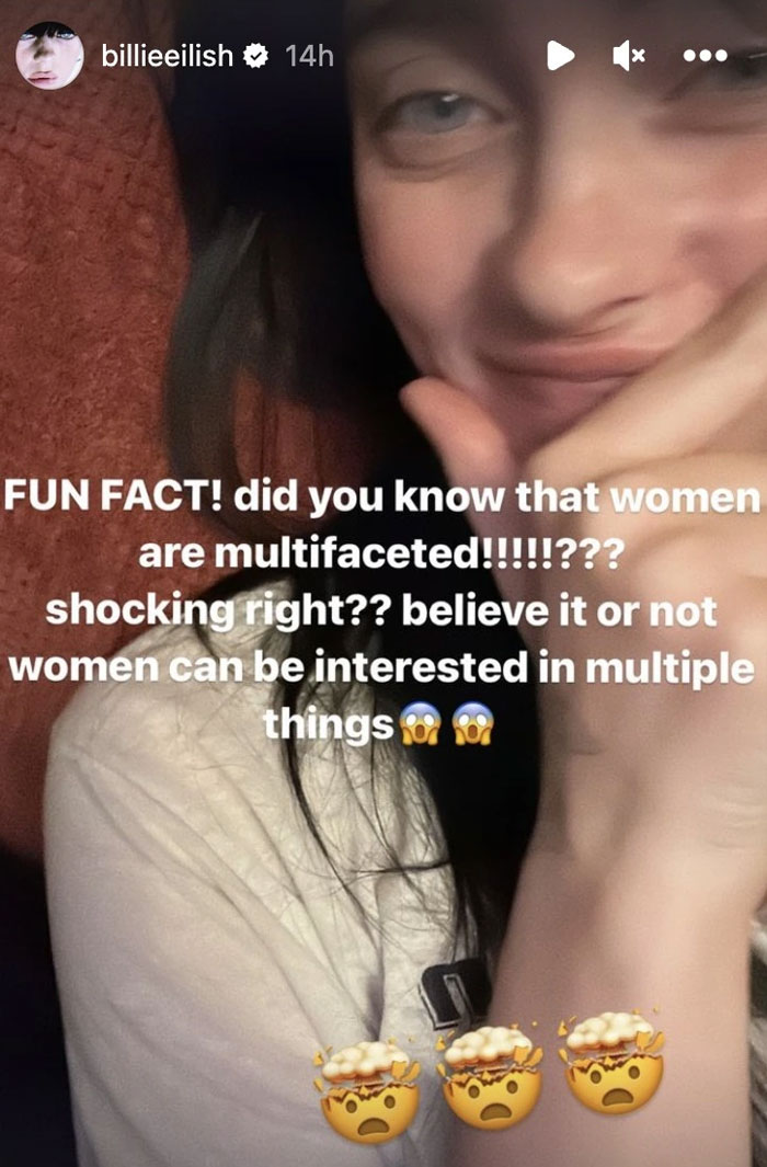 Billie Eilish Hits Back At Criticism Over Her Style Evolution