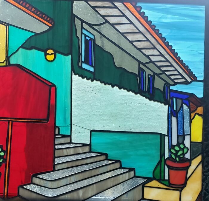 My Stained Glass Piece