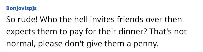 "I Thought This Was Crazy": Woman Is Confused After She Gets A Bill From A Dinner Party Her Friend Hosted