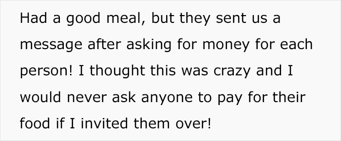 "I Thought This Was Crazy": Woman Is Confused After She Gets A Bill From A Dinner Party Her Friend Hosted